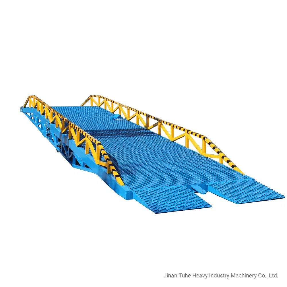 6t Mobile Yard Ramp Manufacturer Forklift Container Loading Dock Ramps
