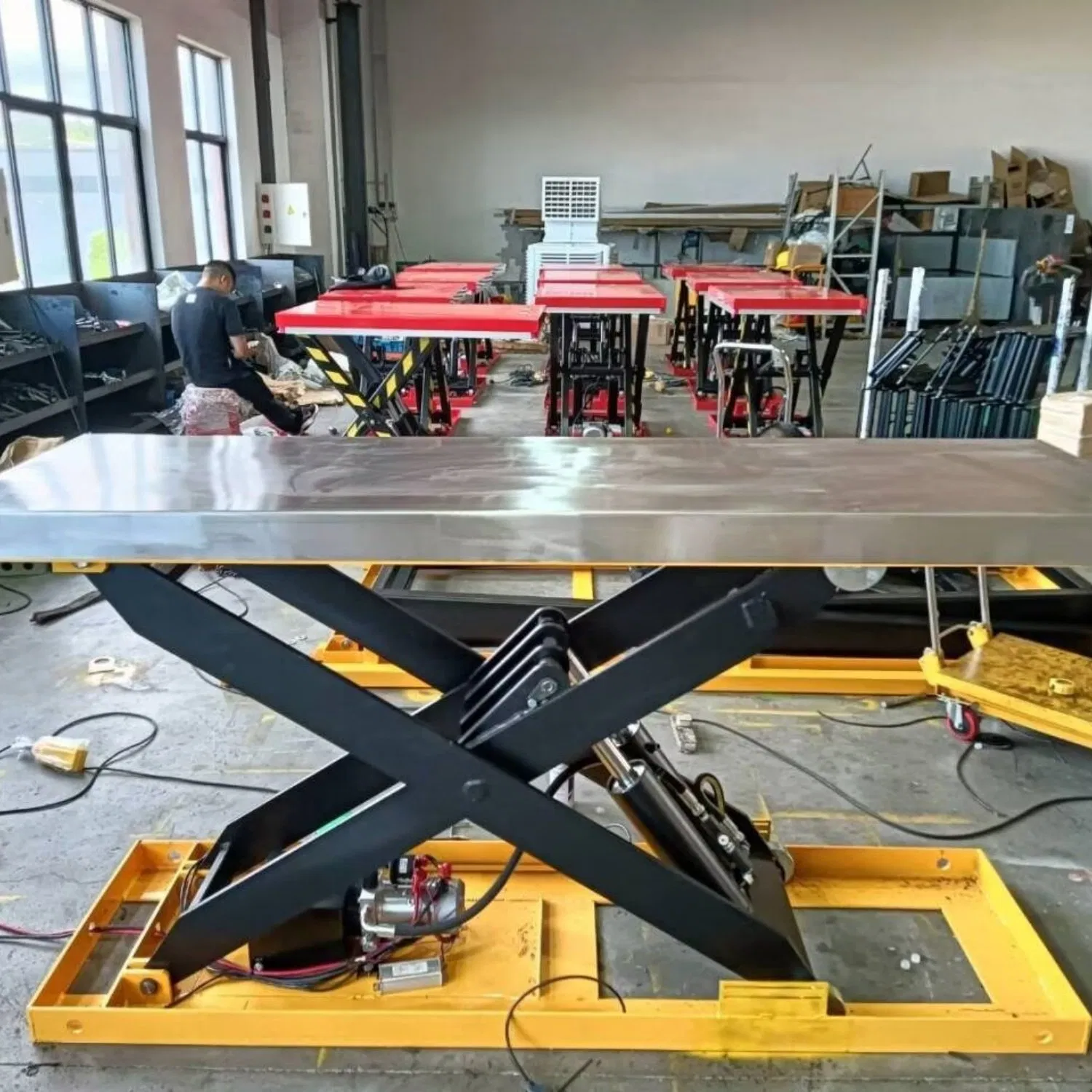 Top Quality Electric Scissor Stationary Lift Platform Electric Mobile Lift Table Truck