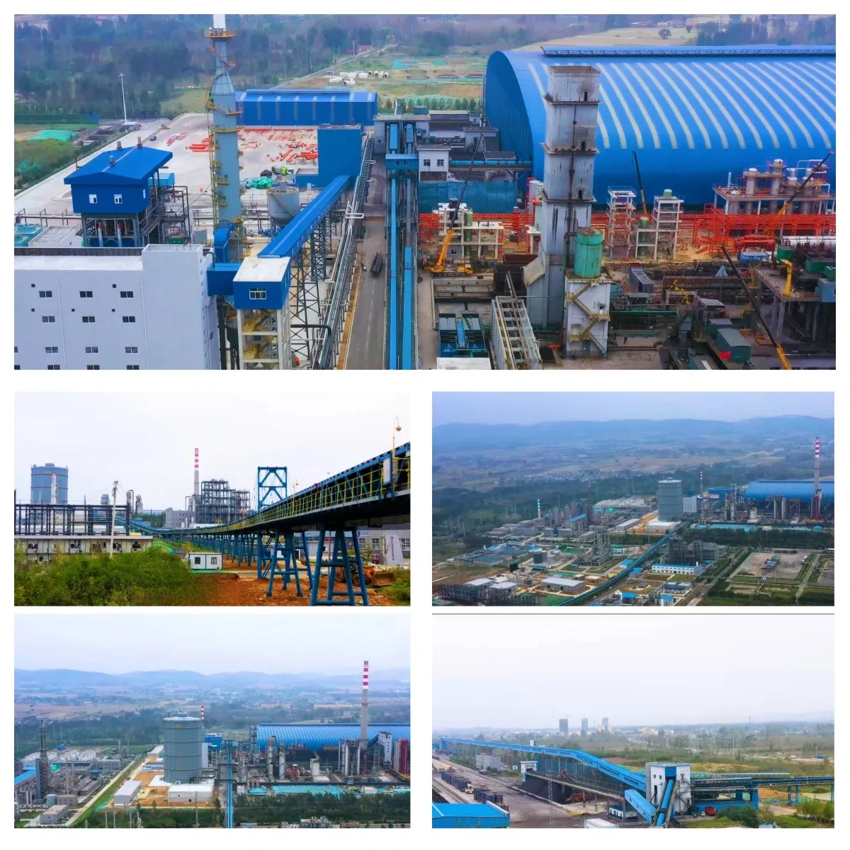 Long Distance Overland Turning Curved Industrial Mining Pipe Roller Pulley Belt Conveyor for Coal Steel Cement Metallury Coking Port Energy Power Plant