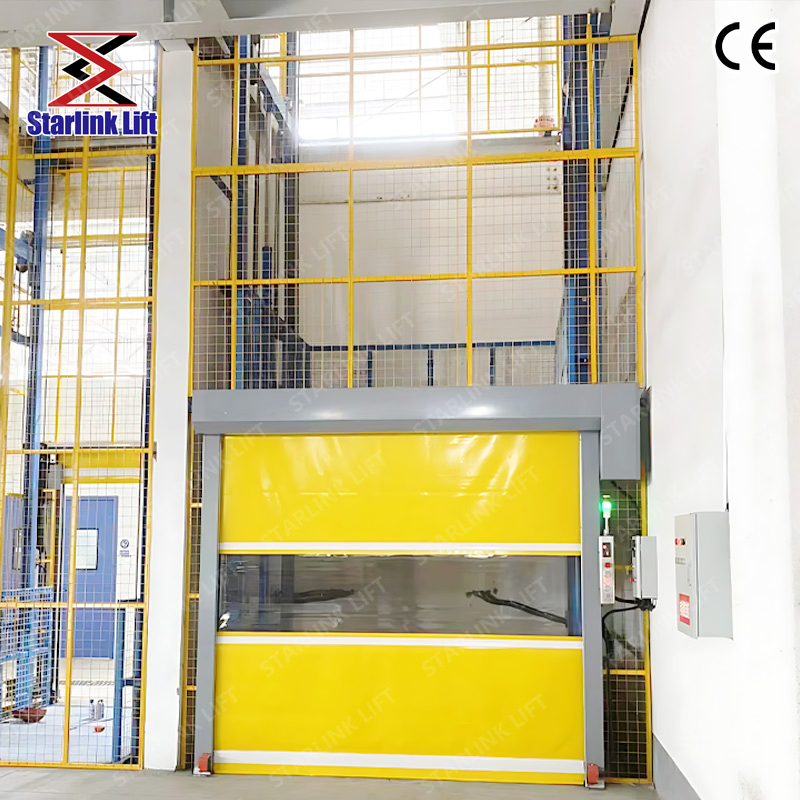Customizable 2ton 3ton 5ton 10ton 15ton Industrial Warehouse Lifting Platform Cargo Lift Electric Hydraulic Guide Freight Elevator for Warehouse and Factory Wi