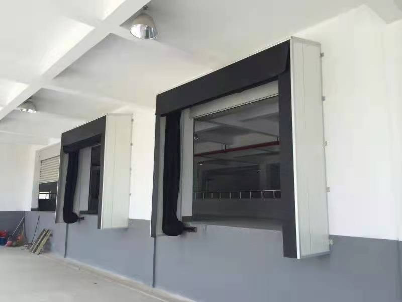 Adjustable Automatic Dock Sealing Curtain PVC Dock Shelter Fabric Truck Container Anti-Crush Thermal Insulation Inflatable Door Shelter Dock Seal