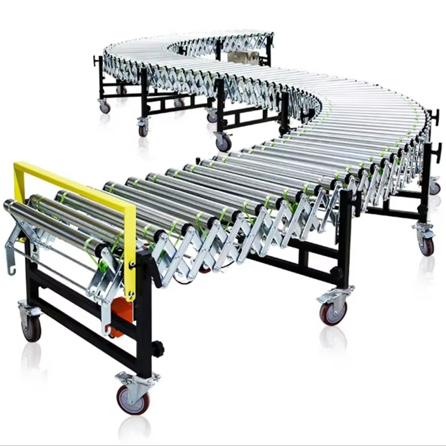 Factory China Industrial Heavy Duty Roller Conveyor System Rolling Chain Powered Roller Conveyor