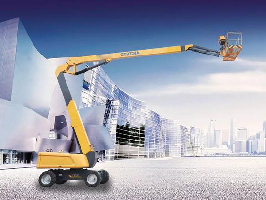 26m Platform Hydraulic Lift Table Mobile Scissor Lift Xga26 Telescopic Boom Lift Aerial Work Platform