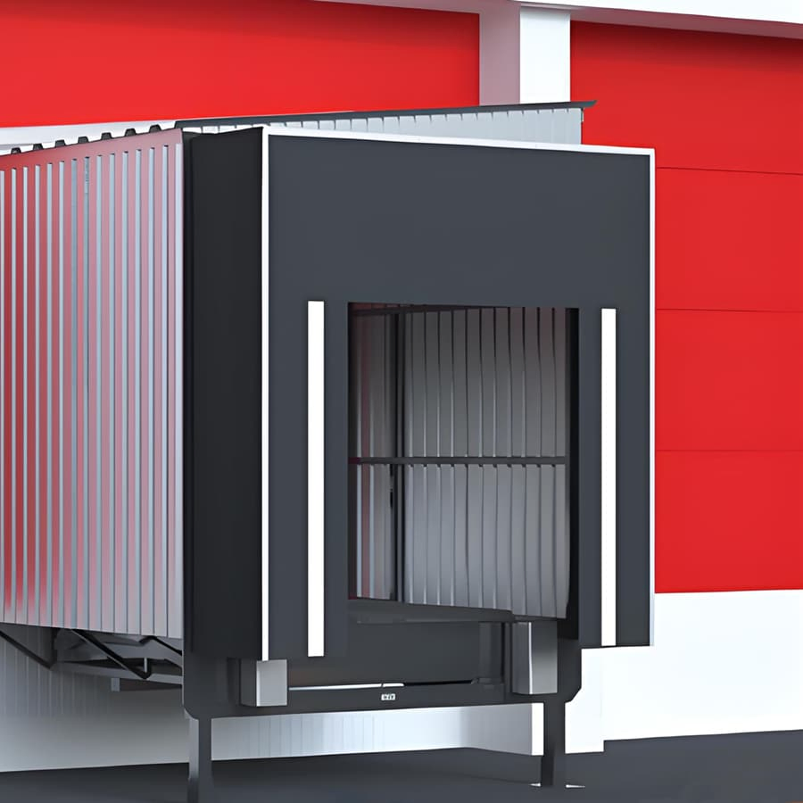 Mechanical Retractable Dock Shelter for Warehouse Loaidng Docks