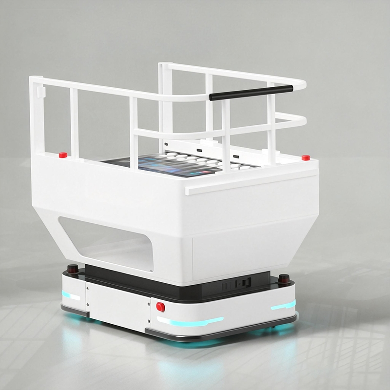 Automated Guided Vehicle Chassis 400kg, Dual Laser