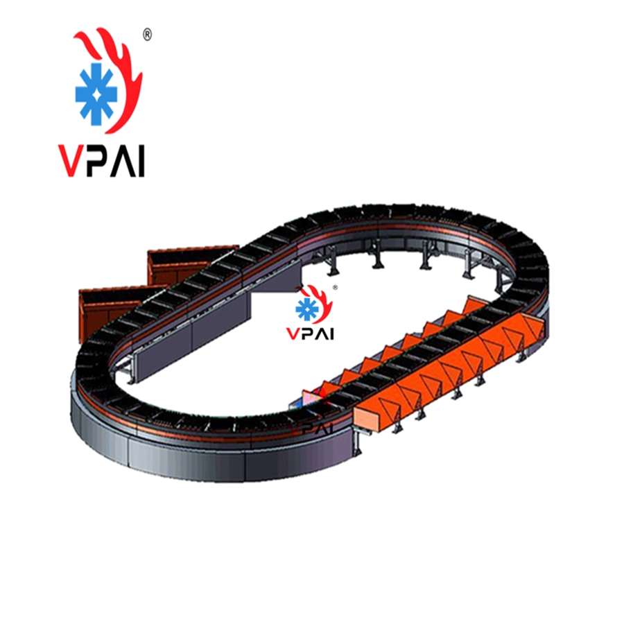 Customize Support E-Commerce Industrial Parcels Logistics Sorter Conveyor Barcode Reading Weight Sorting Conveyor System