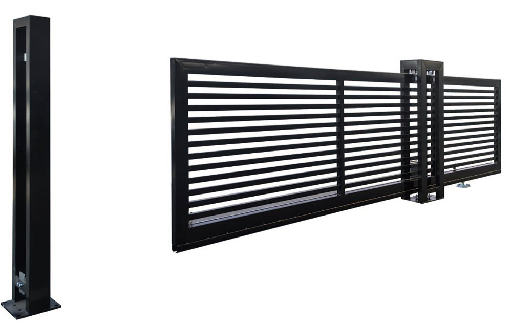 Electric Cantilever Sliding Gate Metal Swing Door, Ideal for Industrial Use