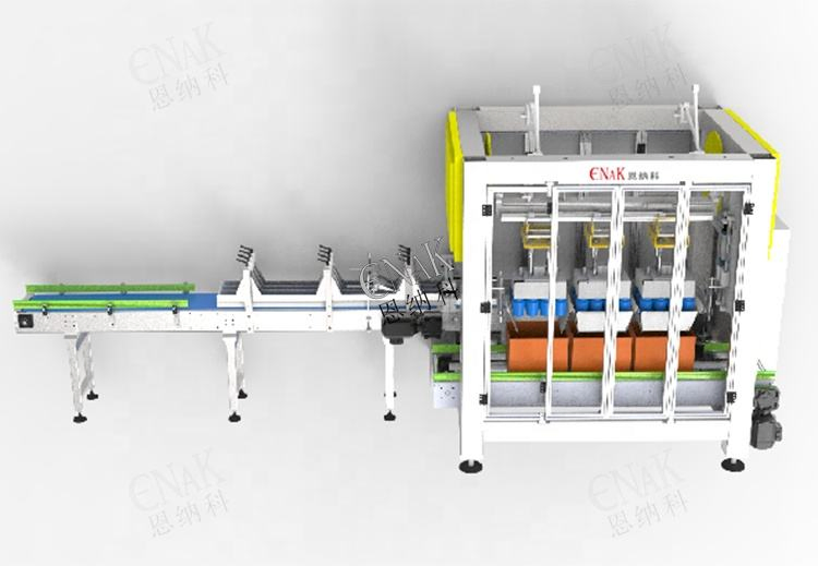 Enak Multi-Function Fully Automatic Package Packing System Palletizing Packaging Line