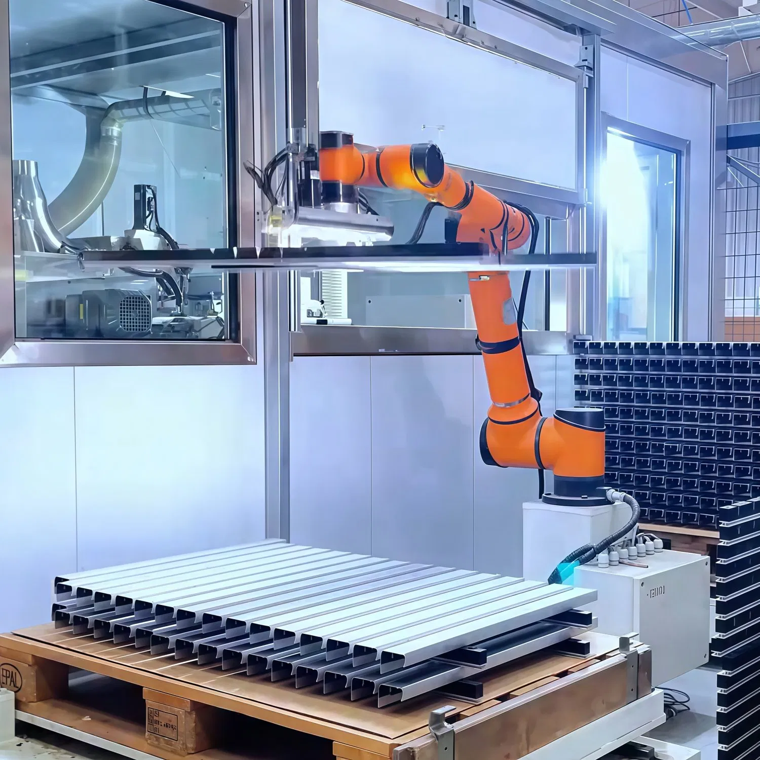 Aubo-Is25 Collaborative Robot Payload 25kg Arm 1700mm for Automated Loading and Unloading Material Handling with Gripper