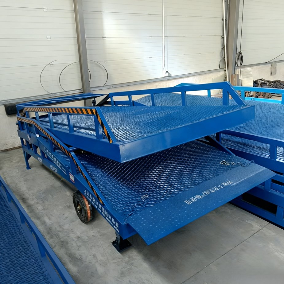 Mobile Dock Leveler for Flexible Loading at Multiple Locations Mobile Yard Ramp 8t 10t 12t 14t 16t Dock Ramp Container Loading Ramp
