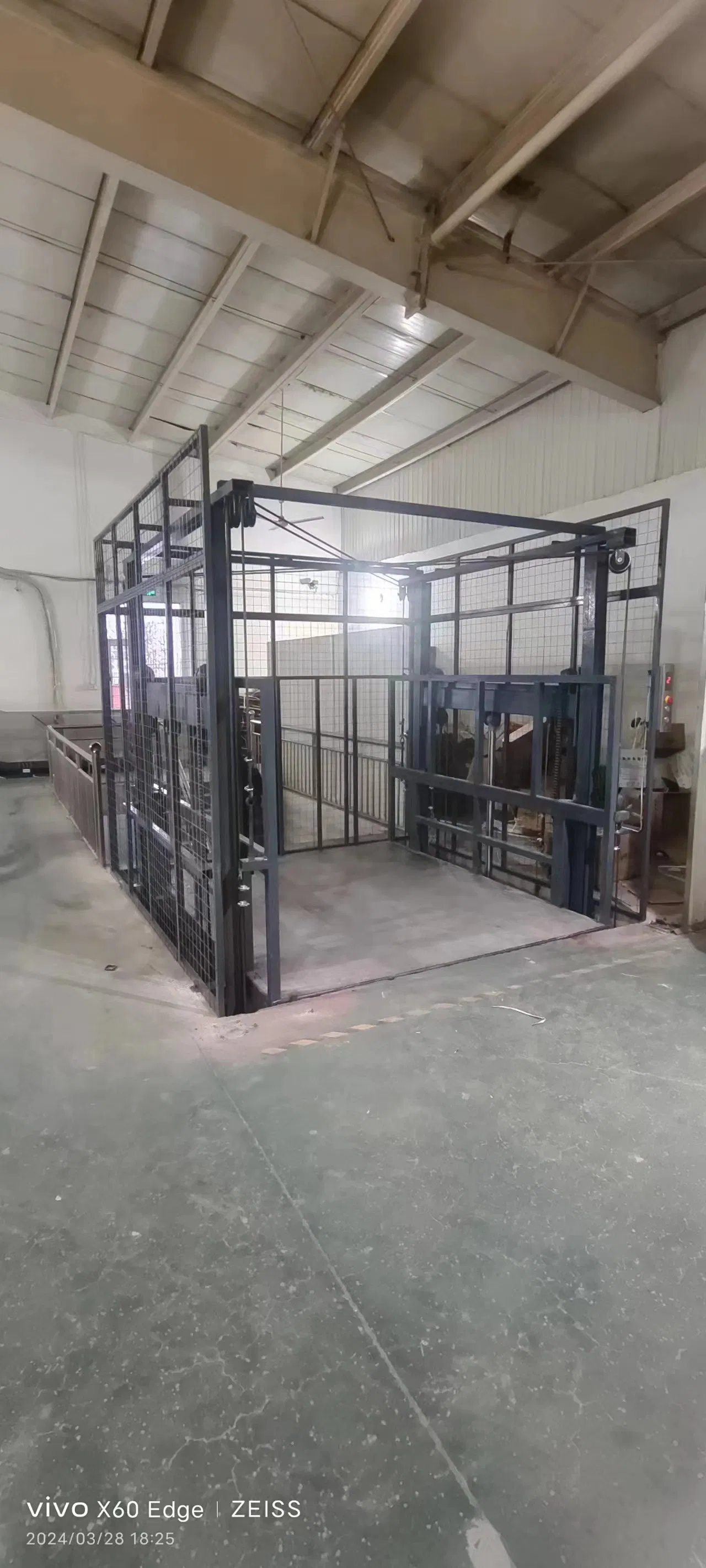 Heavy Load Capacity Hydraulic Cargo Lifts Table Warehouse Goods Elevator 1ton Lift Platform