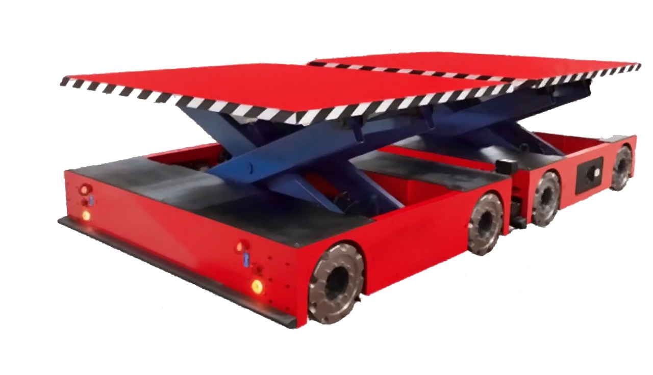 Heavy-Duty Automated Guided Vehicle for Efficient Unmanned Material Handling