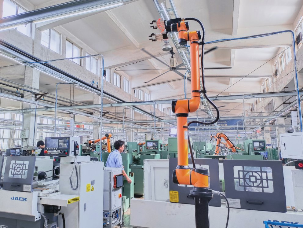 Aubo-Is25 Collaborative Robot Payload 25kg Arm 1700mm for Automated Loading and Unloading Material Handling with Gripper