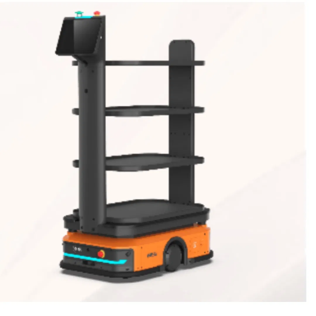 Autonomous Mobile Robot AMR, Agv Robot, with Obstacle Avoidance for Warehouse and Factory Material Handling Delivery Robot Forklift