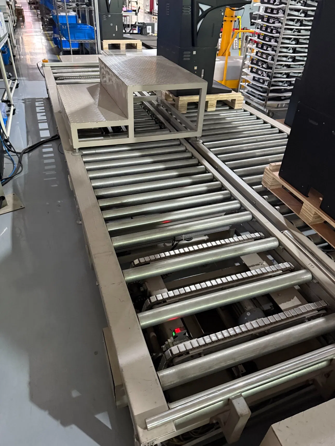 Industrial Straight Running Roller Conveyor for Smooth Transport