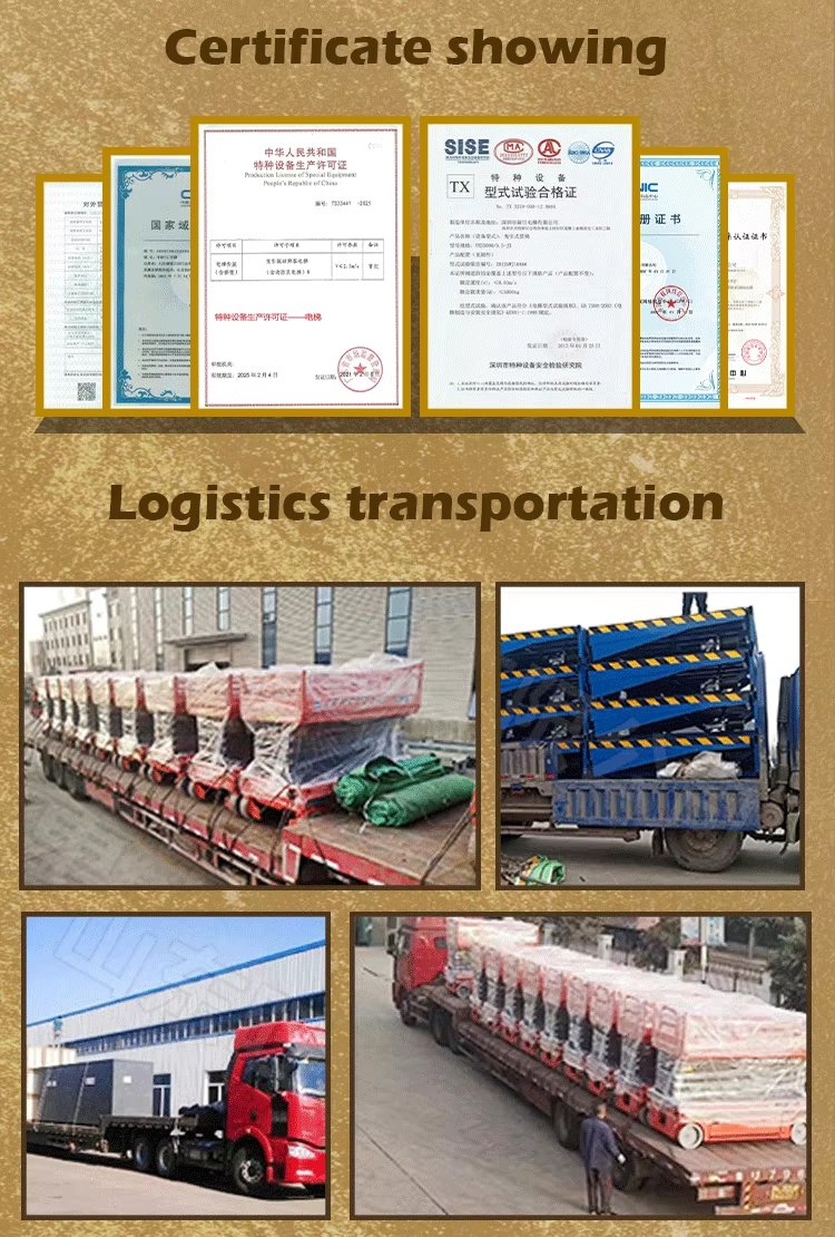 High Quality Small Lift Platform Electric Cargo Freight Elevator Outdoor Vertical Lift for Wall House