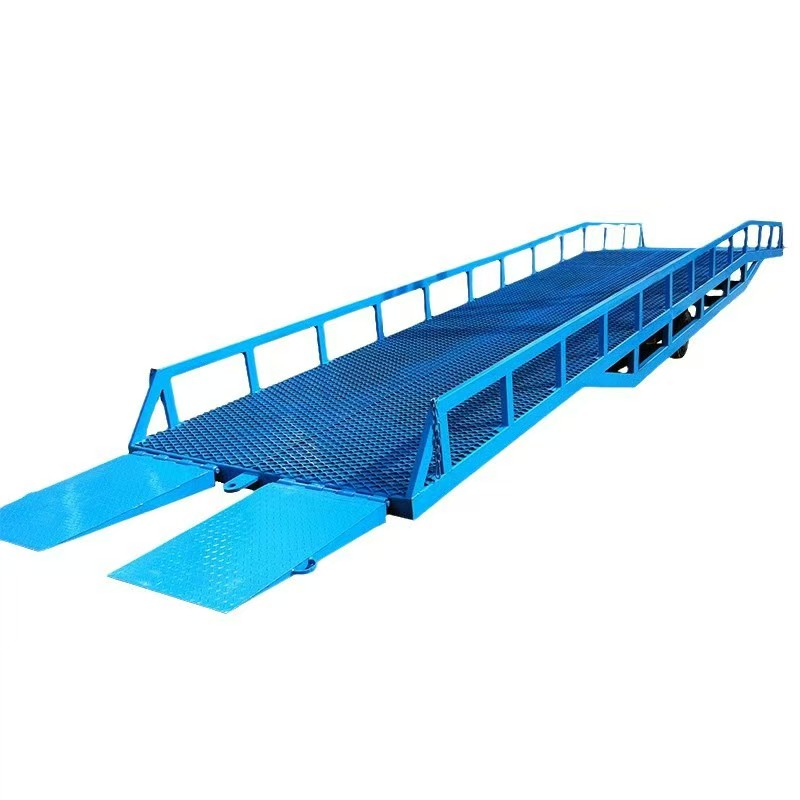 Customized Heavy Duty Mobile Yard Ramp for Warehouse Forklift Loading Ramp
