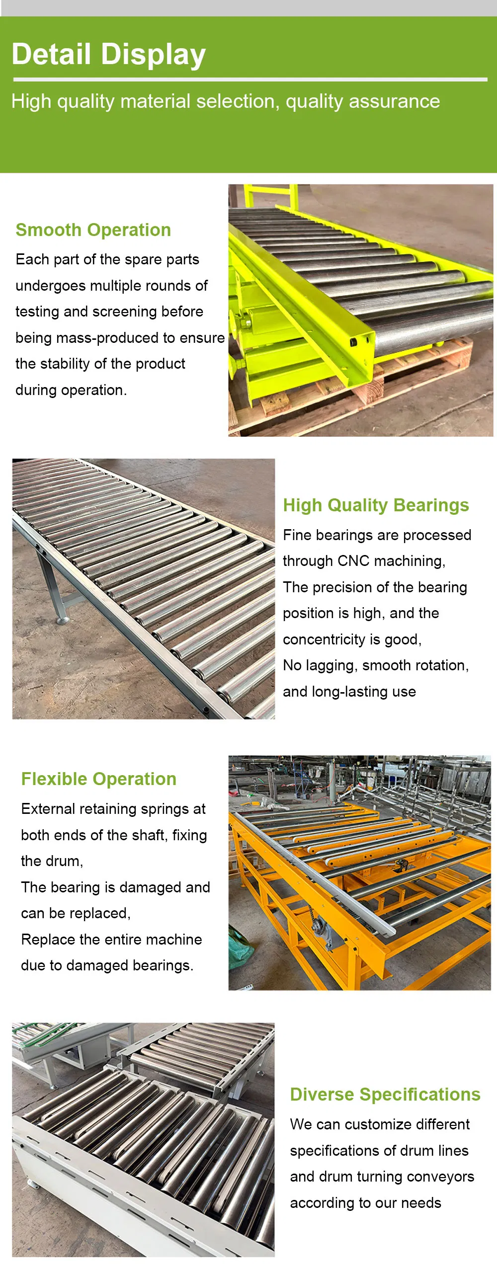 Roller Conveyor Detail 4