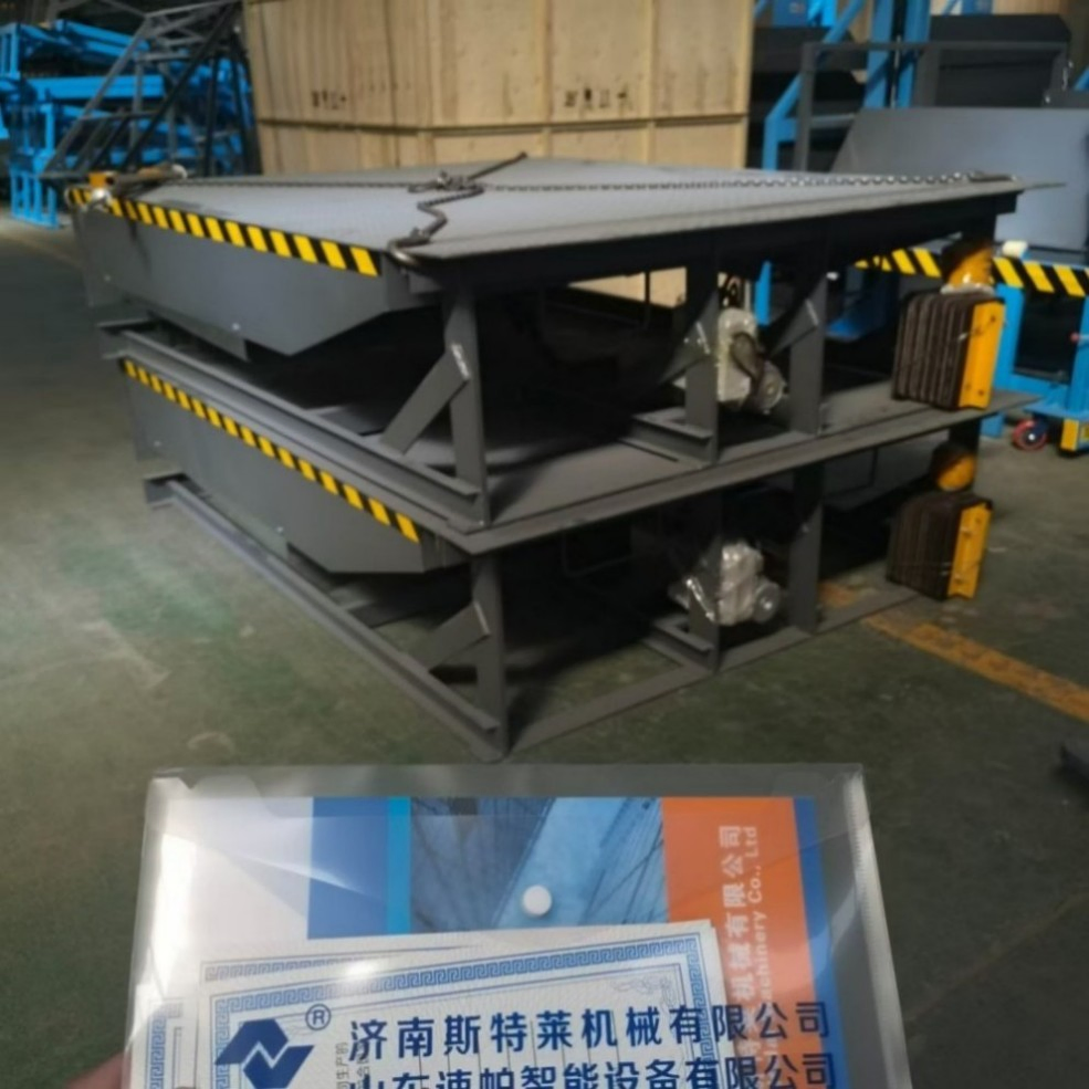 Hydraulic Power Dock Ramp Lifting Platform Fixed Loading Unloading Dock Leveler Lift Table Work Equipment