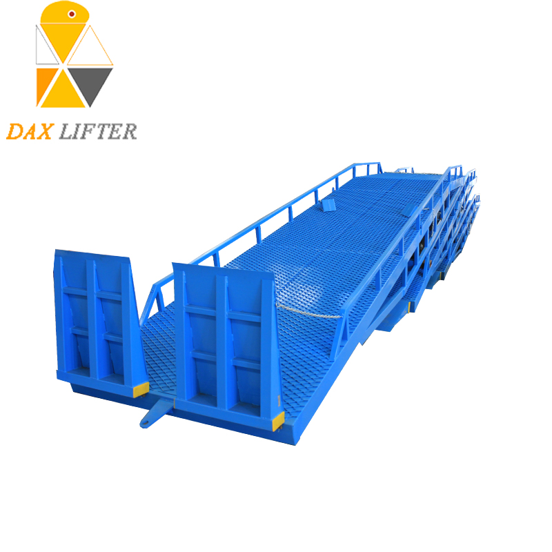 Adjustable Mobile 5-15t Warehouse Hydraulic Yard Ramp Container Dock Ramp
