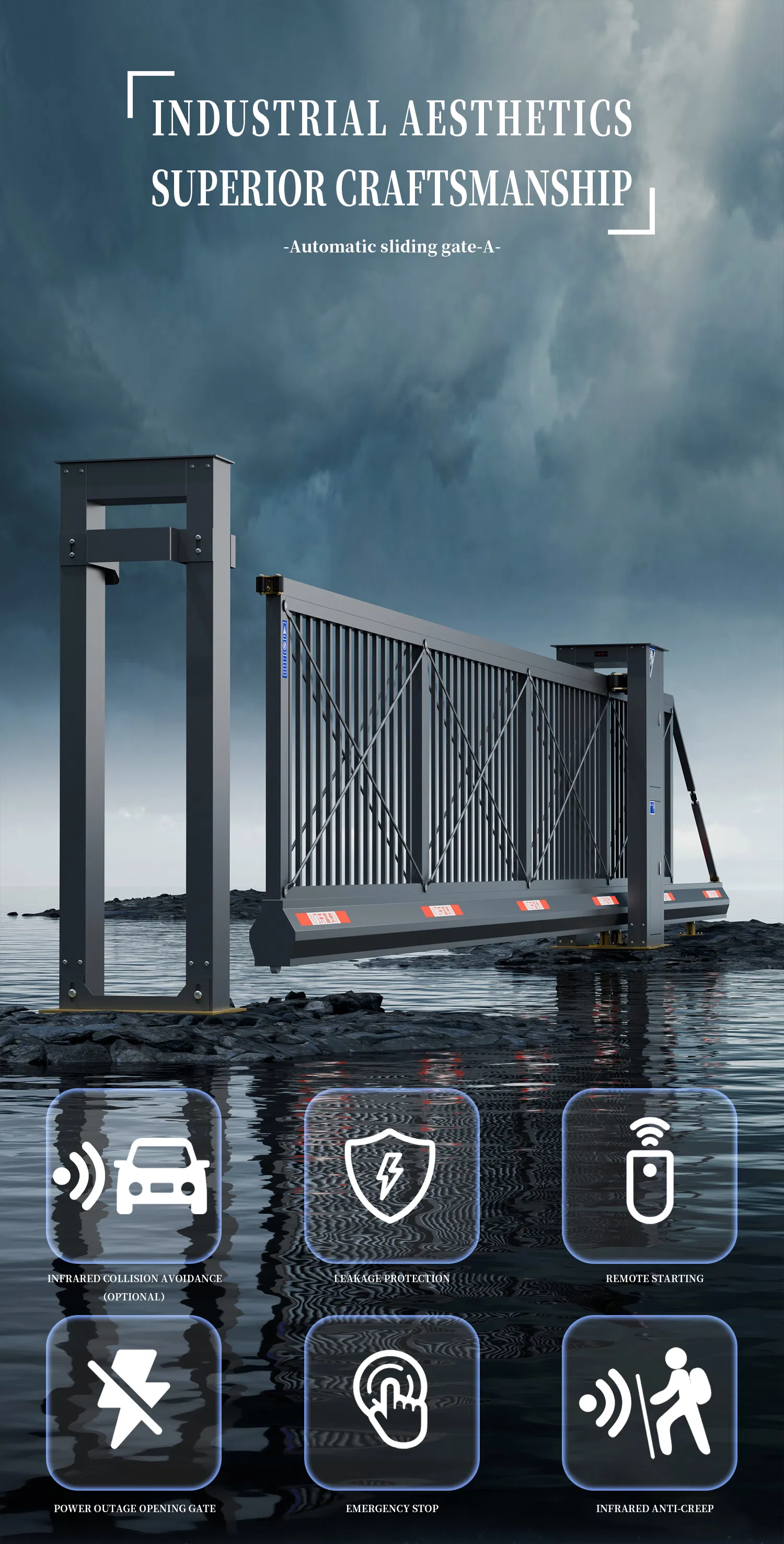 Industrial Sliding Gate Detail