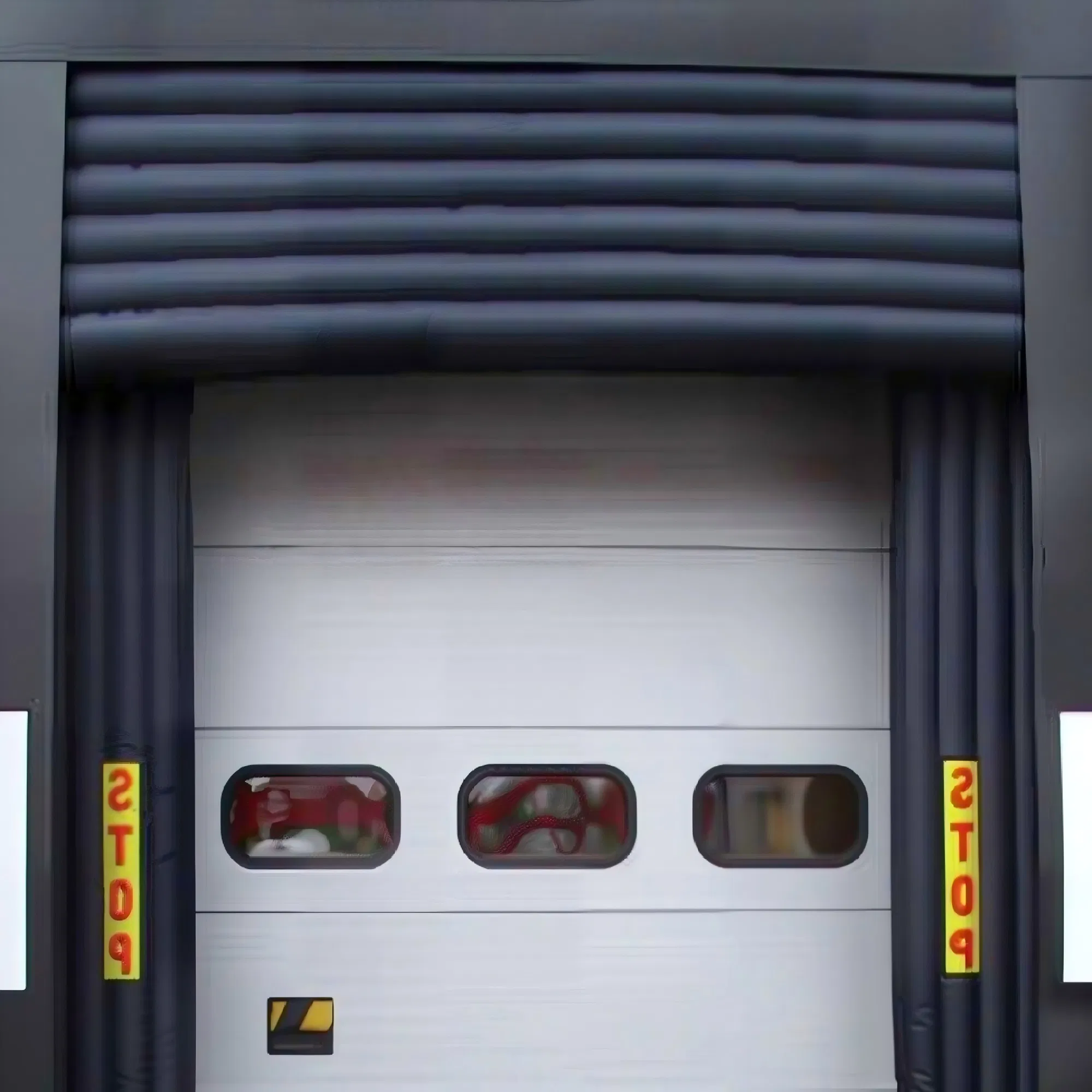 Food Factory Cold Warehouse PVC Fabric Retractable Loading Bay Loading Container Logistics Anti-Crush Adjustable Inflatable Dock Shelter Dock Door Shelter