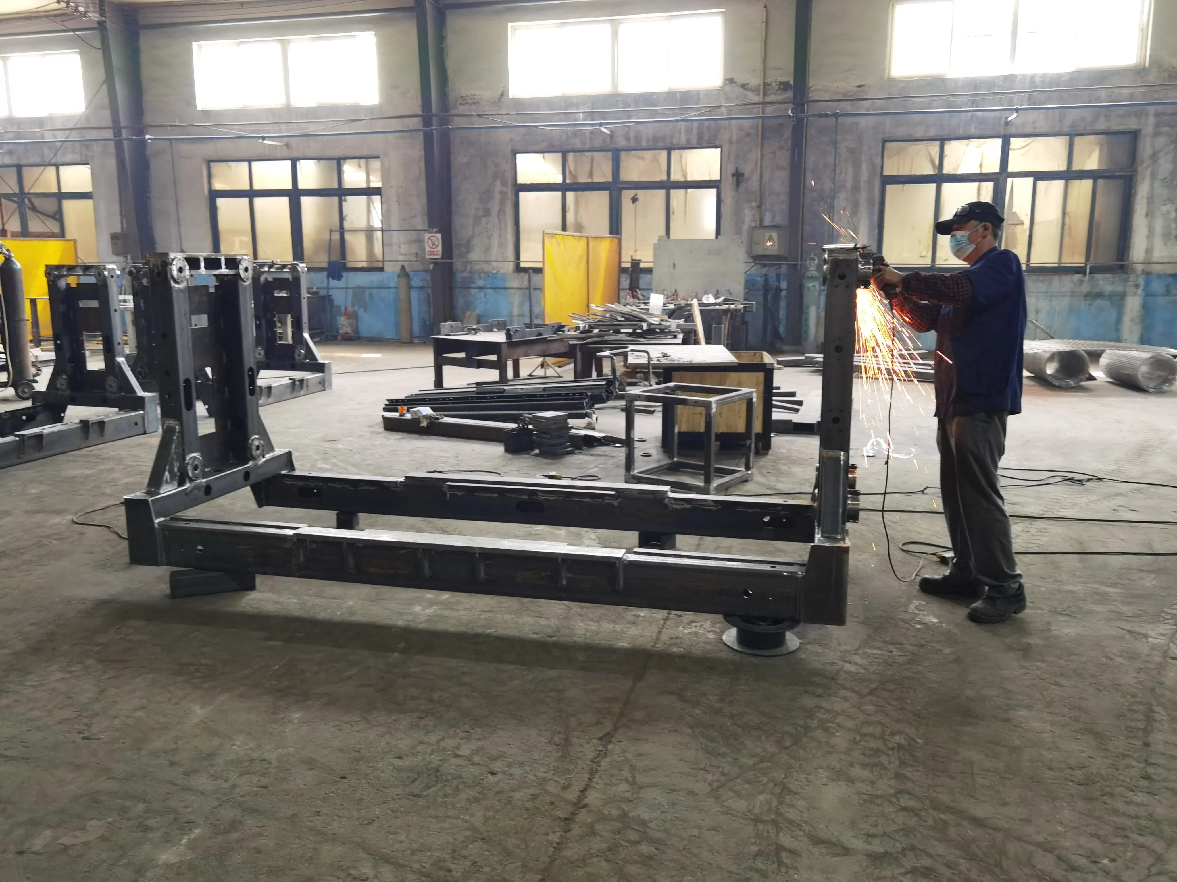 Customized Logistics Equipment Steel Weld Frame Heavy Duty Construction Parts Welding Part
