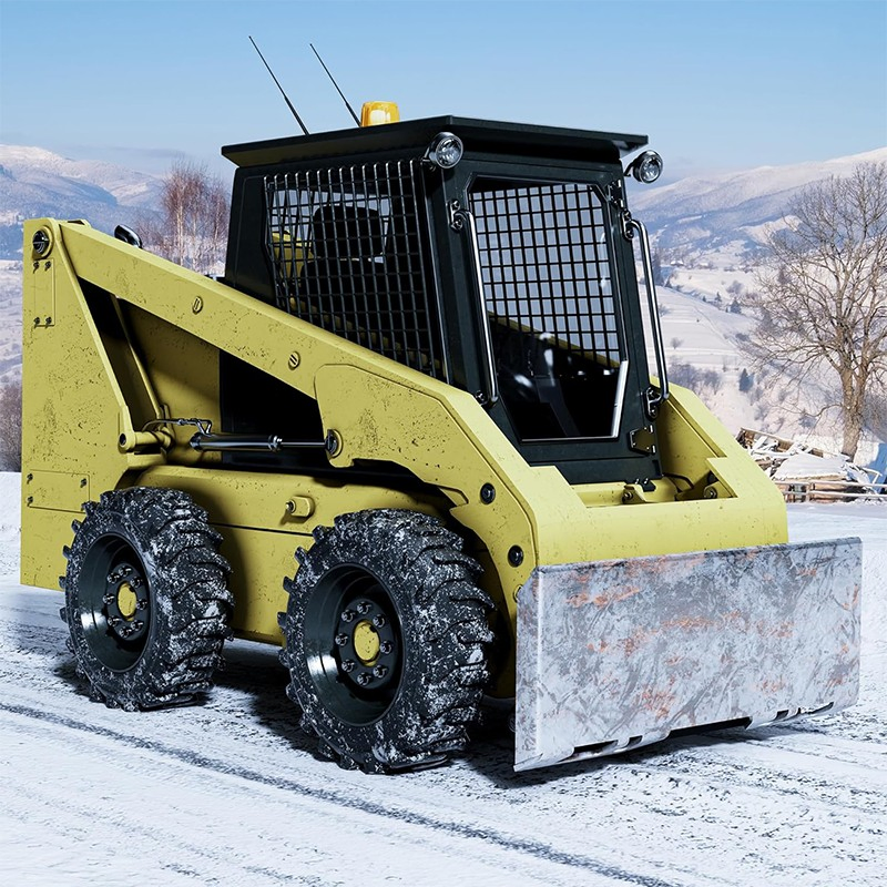 Universal Skid Steer Mount Plate with Durable 5/16 Inch Thick Steel for Easy Bucket Attachment