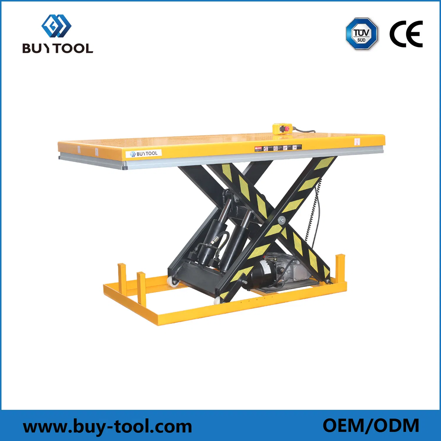 1ton Capacity 4 Ton Fixed Type Hydraulic Electric Scissor Lift Table