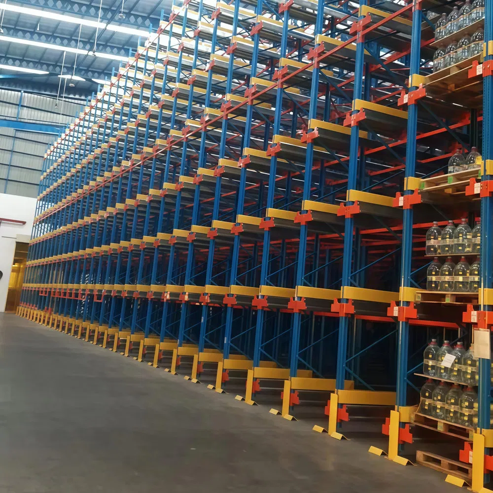 Food and Beverage Cold Chain High Density Warehouse Storage Shuttle Pallet Racking System