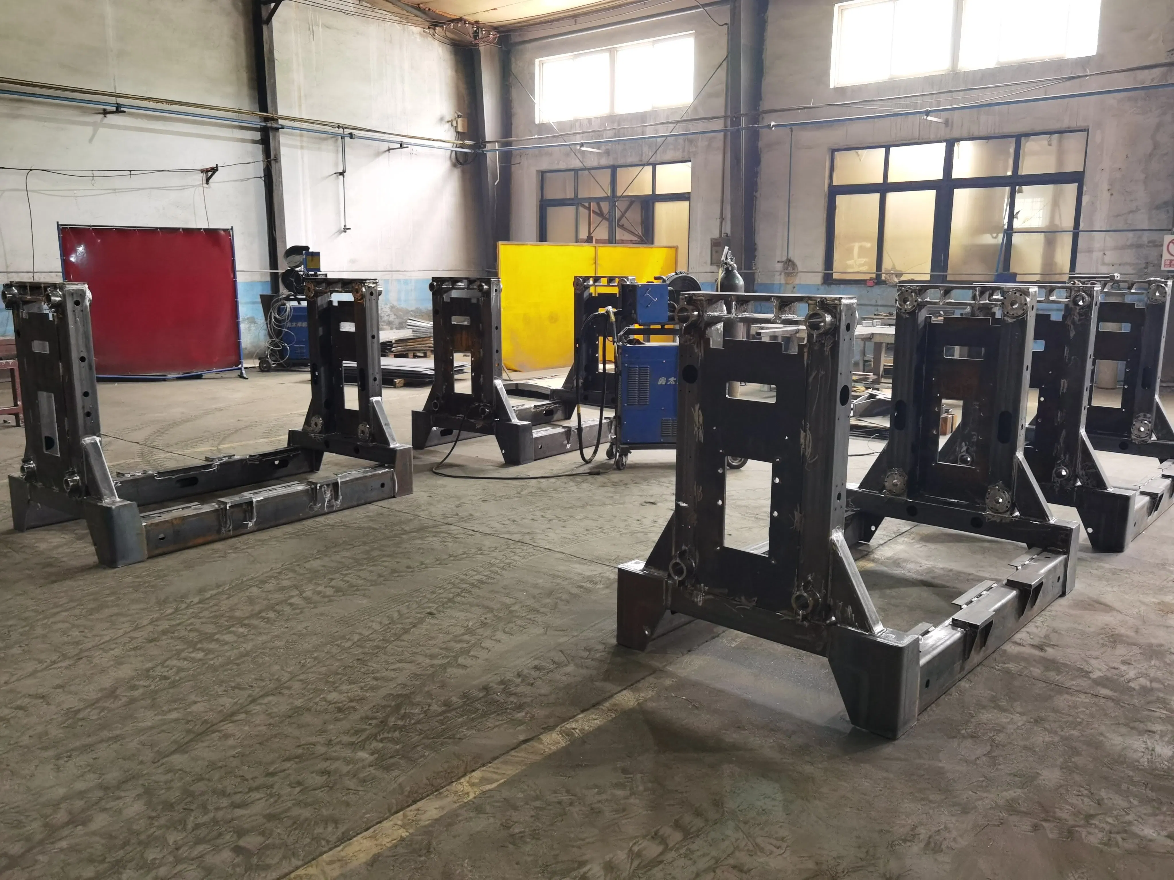 Customized Logistics Equipment Steel Weld Frame Heavy Duty Construction Parts Welding Part