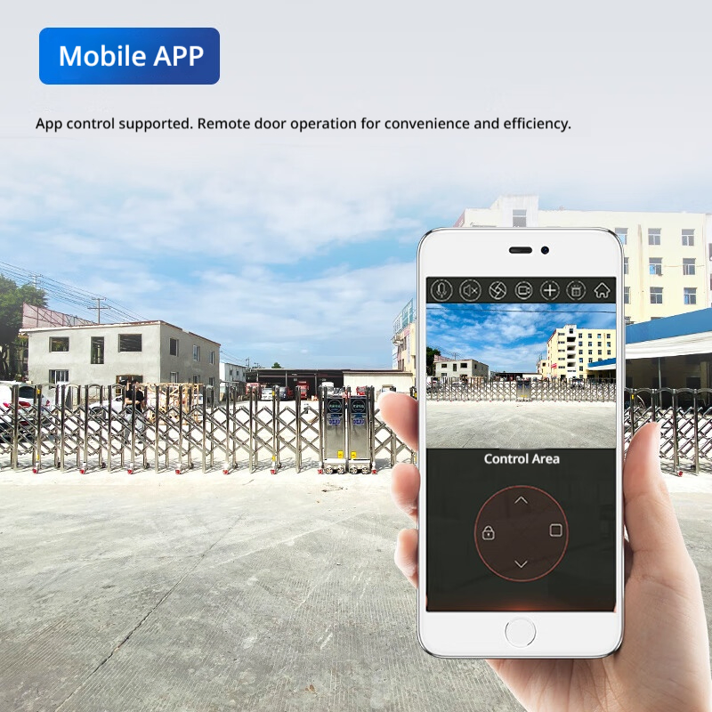 Kuwait Factories Sandstorm Resistant Corrosion-Proof Industrial-Grade Durability Stainless Steel Telescopic Gate