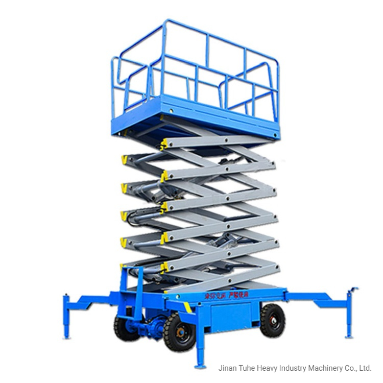 500kg Eectric Scissor Lift Man Lift Mobile Lift Platform for Repairing