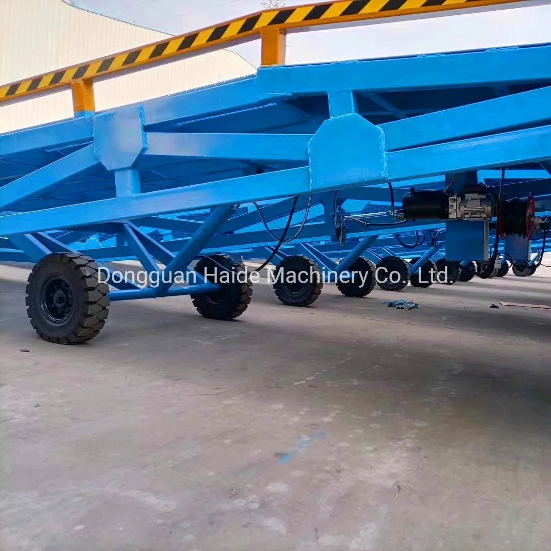 Ce-Approved 10ton/15ton/20ton Mobile Container Loading/Unloading Dock Yard Ramp