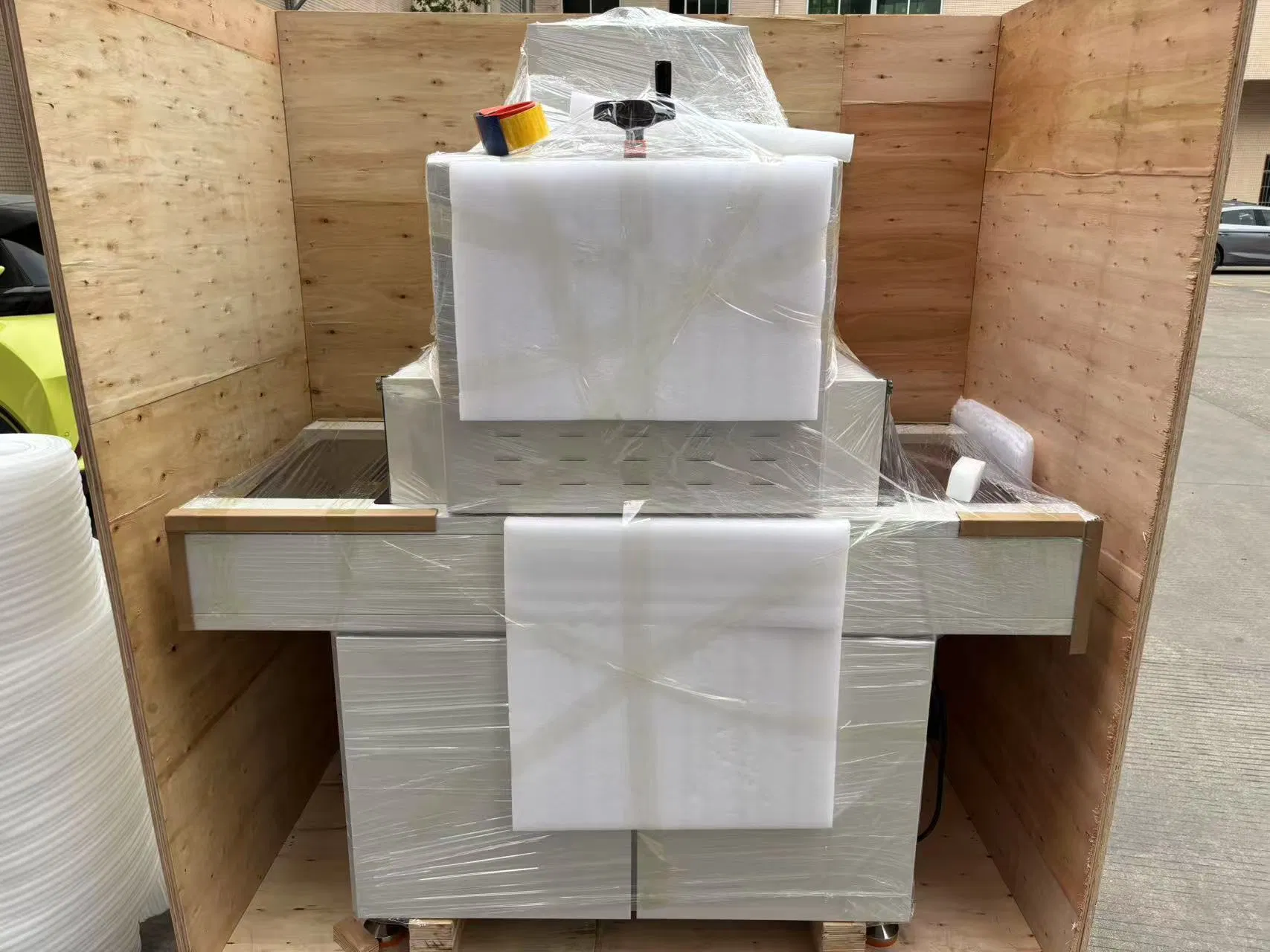 UV LED Curing Tunnel Conveyor System Installed with UV Lamp Customized Sizes