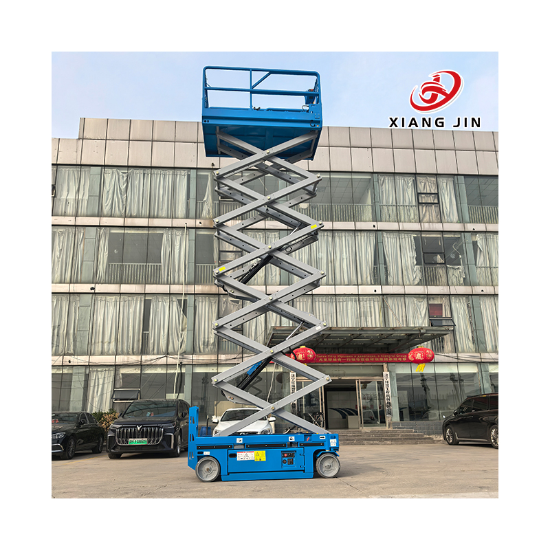 Mobile Electric Scissor Lift Platform 4m-12m Height Man Lift Platform
