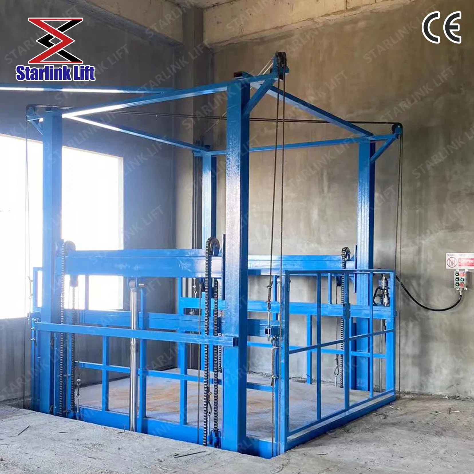 Safe and Reliable Dual Rail Heavy Load Design Guide Rail Cargo Lift