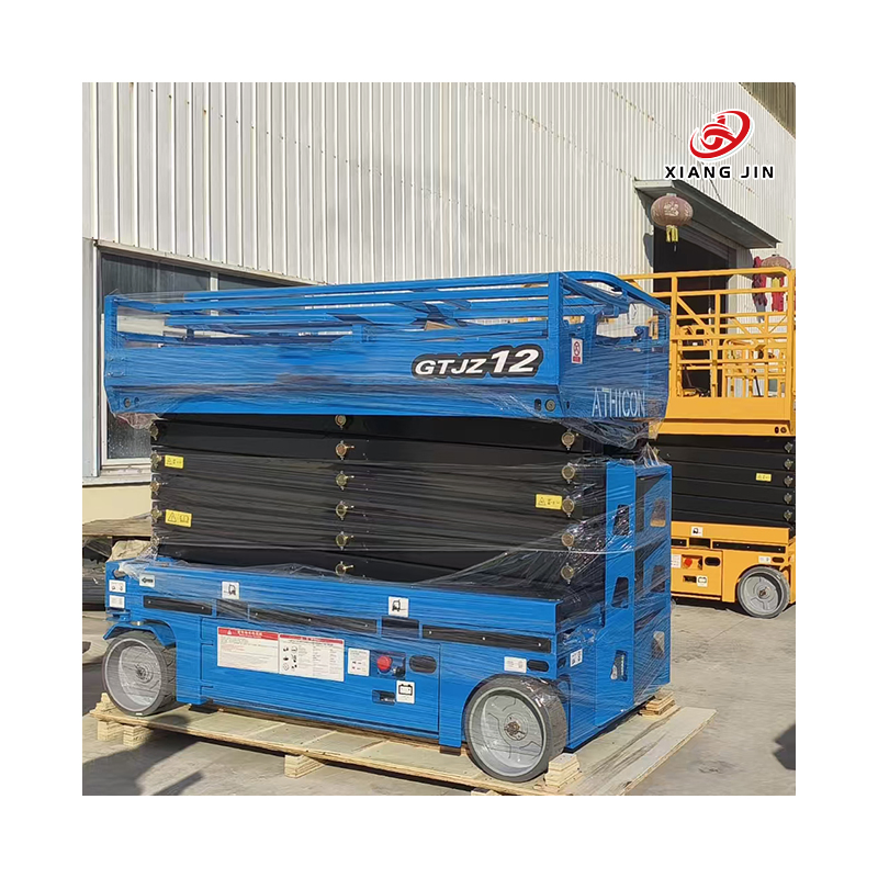 Mobile Electric Scissor Lift Platform 4m-12m Height Man Lift Platform