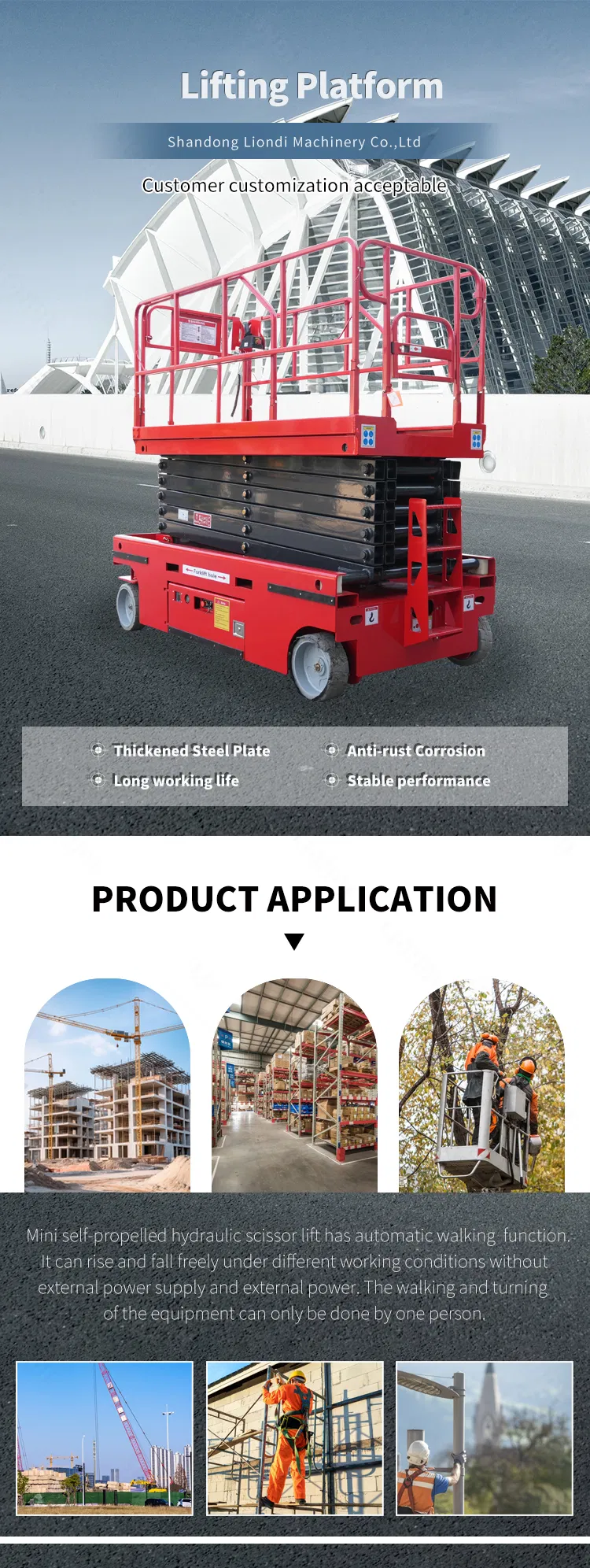 Scissor Lift Platform View 1