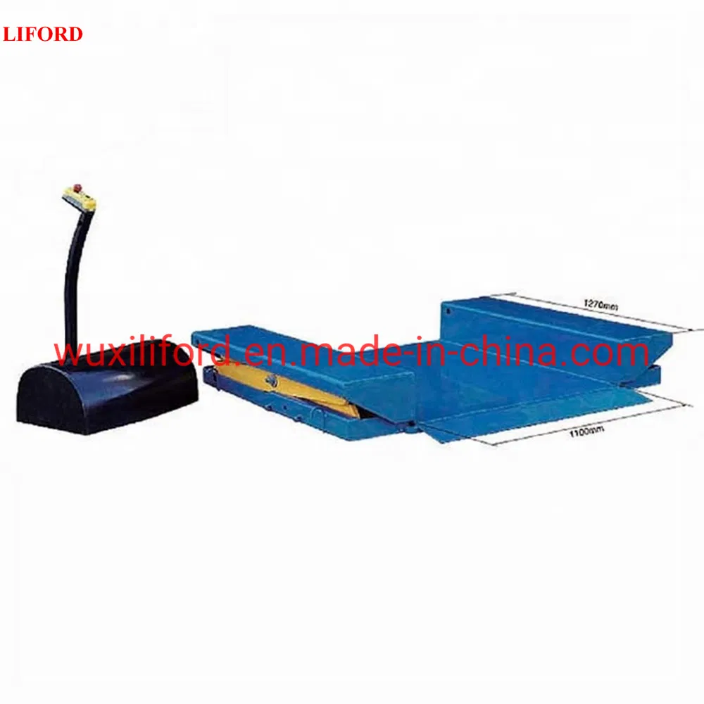 500kg -1500kg Chinese Supplier Stationary Electric Scissor Lift Table Hydraulic Lifting Platform Zero Level Electric Hydraulic Scissor Lift Fixed Lifting Table