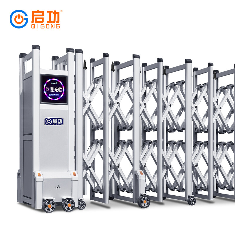 Factory Price Industrial Park Entrance Automatic Collapsible Gate Industrial Retractable Gate