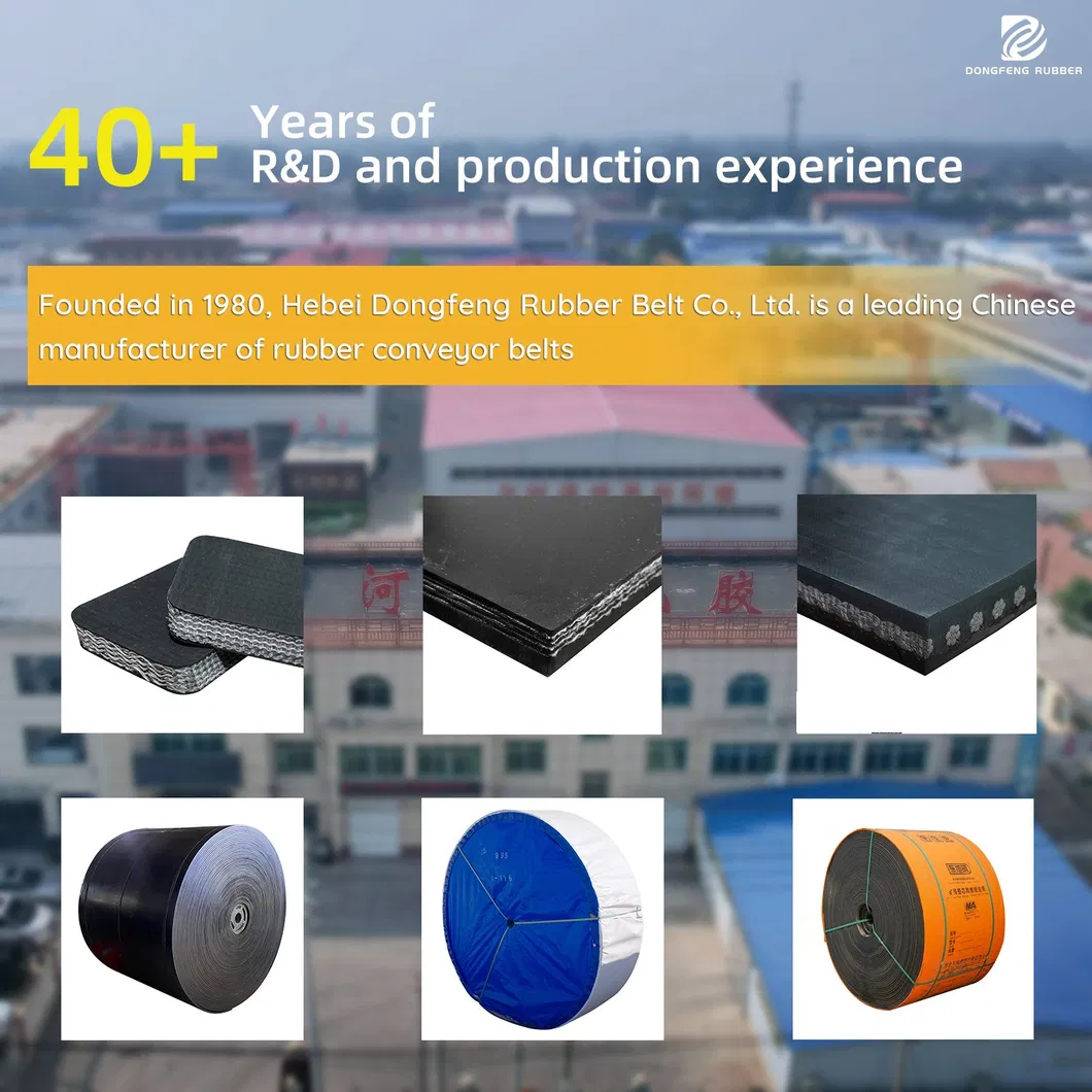 Heavy-Duty Rubber Conveyor Belt