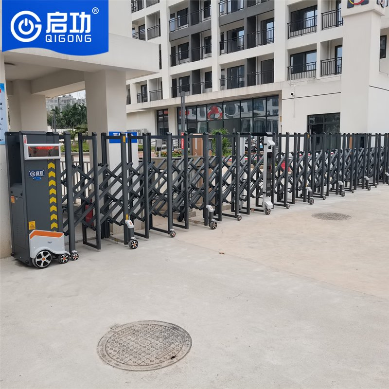 Industrial Aluminum Telescopic Gate for Chilean Factorie High-Temperature Heavy Rain Resistance