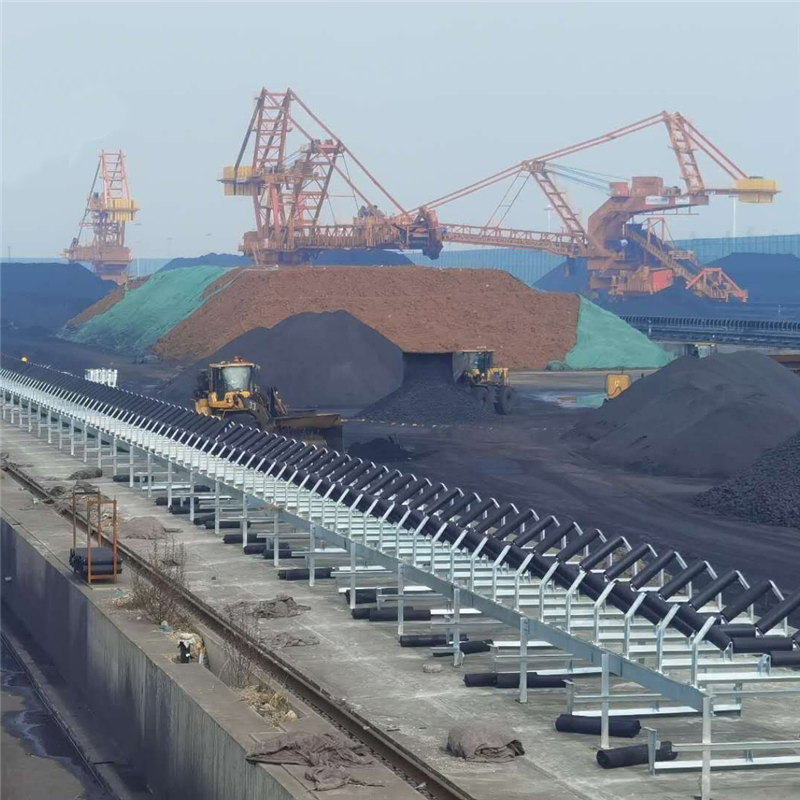 Industrial Long Distance Roller Pulley Belt Conveyor for Mining/Port/Cement/Power Plant