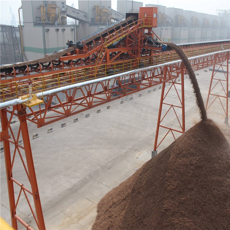 Industrial Long Distance Roller Pulley Belt Conveyor for Mining/Port/Cement/Power Plant