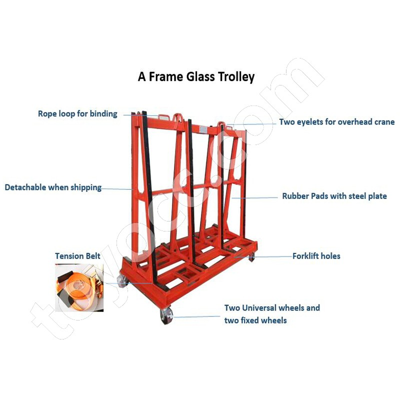 A-Frame Glass for Laminated Glass Transport Rack Warehouse Stand 2026