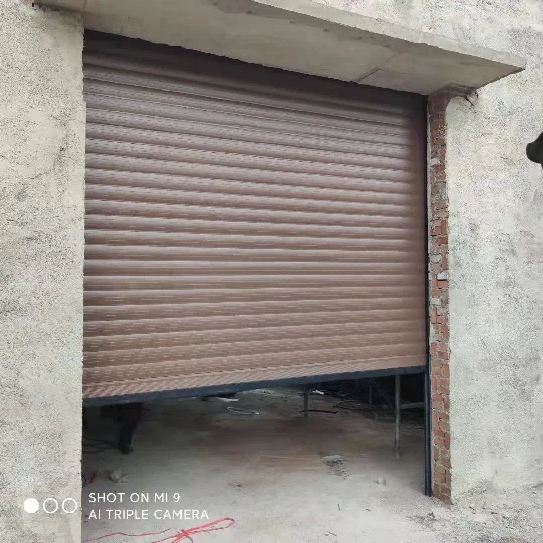 Industrial Exterior Interior Thermal Insulation Soundproof PU Sandwich Galvanized Steel Rolling Shutter Aluminum Alloy Roller Gate