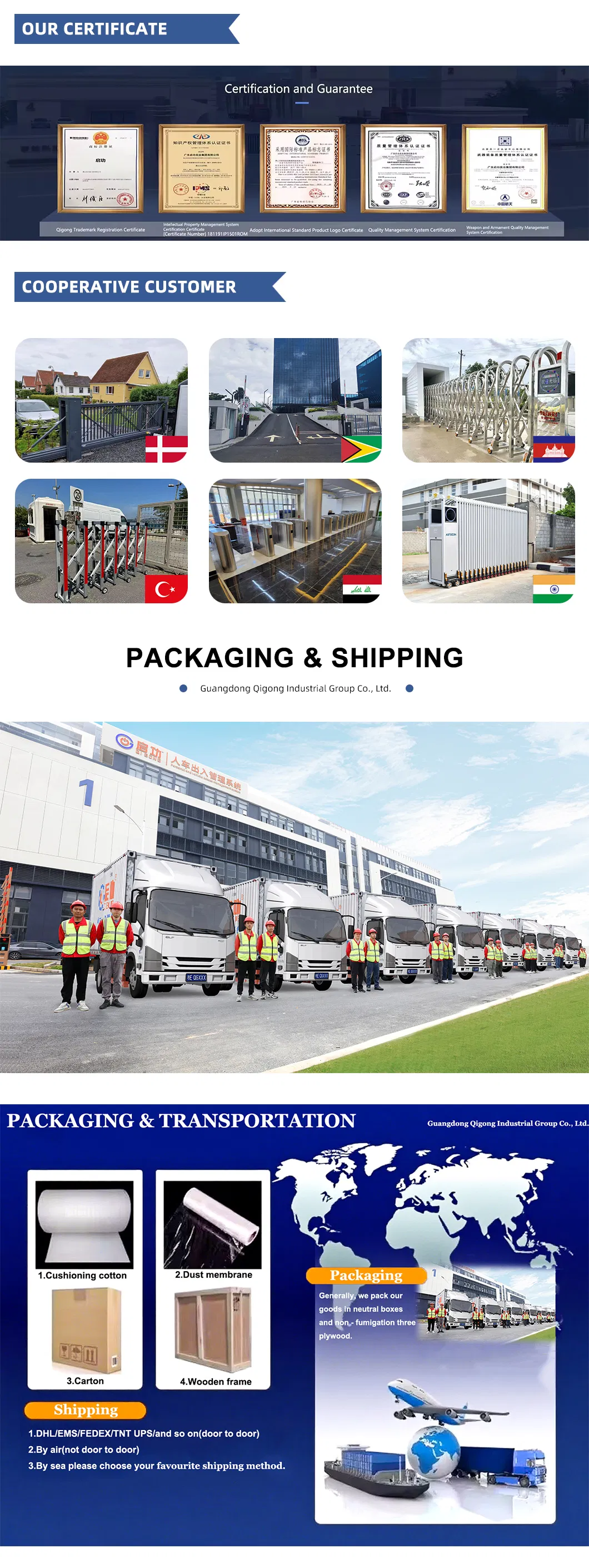 ISO and CE Certifications