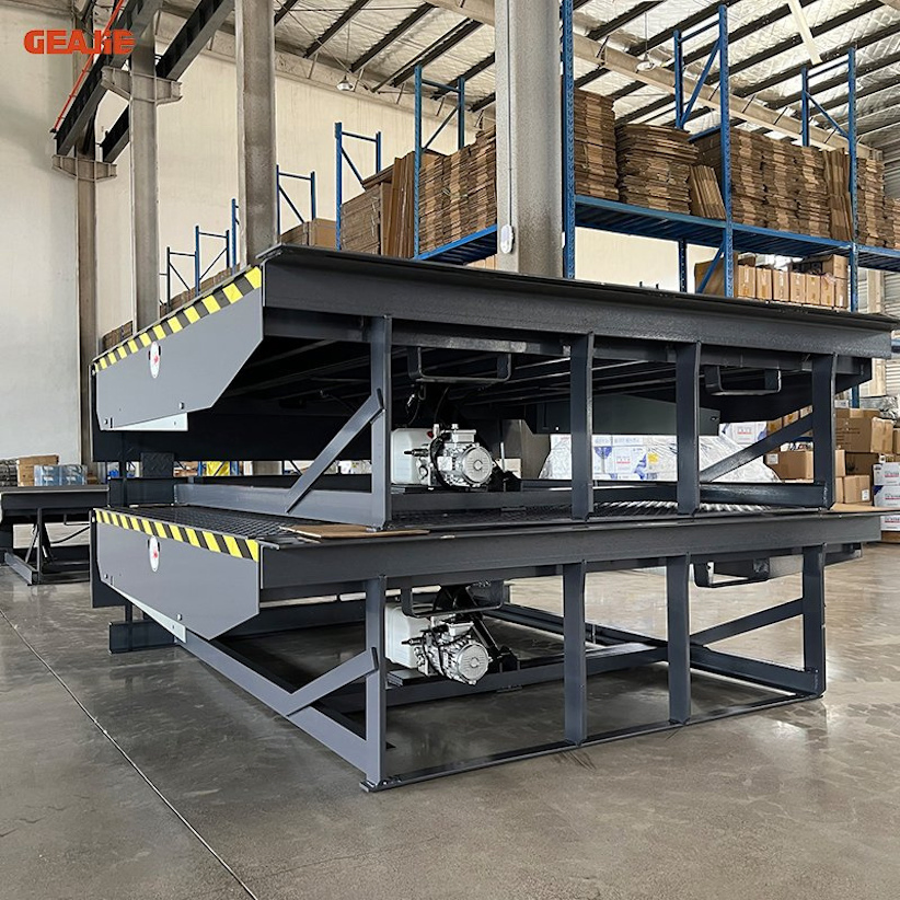 Industrial Design Electro-Hydraulic Dock Leveller Steel Finished Surface Dock Leveller Dock Leveler Hydraulic Lifting Platform