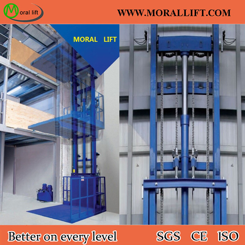 Hydraulic Drive Vertical Cargo Lift for Warehouse